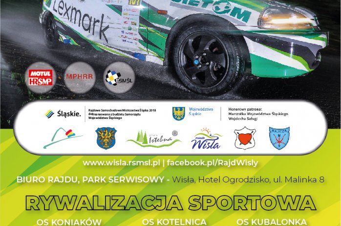Plakat promujący rajd